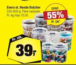 Calle Evers el. Heede Bolcher tilbud
