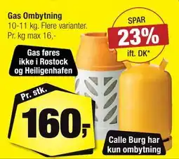 Calle Gas Ombytning tilbud