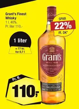 Calle Grant's Finest Whisky tilbud