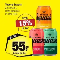 Calle Tuborg Squash tilbud