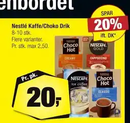 Calle Nestlé Kaffe/Choko Drik tilbud