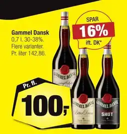 Calle Gammel Dansk tilbud