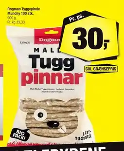 Calle Dogman Tyggepinde Munchy 100 stk tilbud