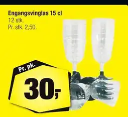 Calle Engangsvinglas 15 cl tilbud