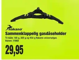 Harald Nyborg Sammenklappelig gasdåseholder tilbud
