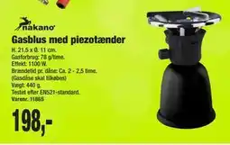Harald Nyborg Gasblus med piezotænder tilbud