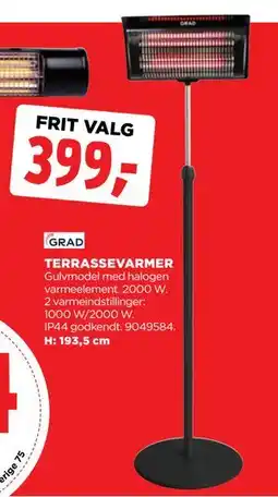 jem & fix TERRASSEVARMER tilbud