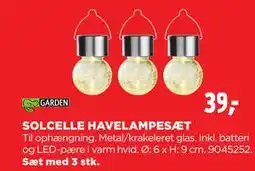 jem & fix SOLCELLE HAVELAMPESÆT tilbud