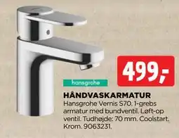 jem & fix HÅNDVASKARMATUR tilbud