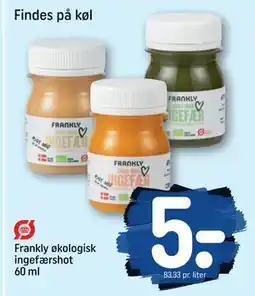REMA 1000 Frankly økologisk ingefærshot 60 ml tilbud