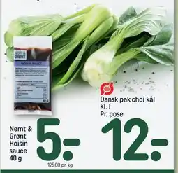 REMA 1000 Dansk pak choi kål Kl. I Pr. pose tilbud