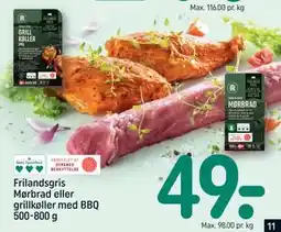 REMA 1000 Frilandsgris Mørbrad eller grillkøller med BBQ 500-800 g tilbud