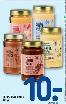 REMA 1000 REMA 1000 sauce 410 g tilbud