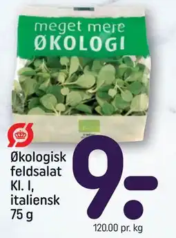 REMA 1000 Økologisk feldsalat Kl. I, italiensk 75 g tilbud