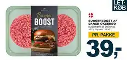 Let-Køb BURGERBOOST AF DANSK OKSEKØD tilbud