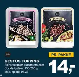 Let-Køb GESTUS TOPPING tilbud