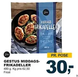 Let-Køb GESTUS MIDDAGSFRIKADELLER tilbud