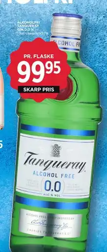 MENY ALKOHOLFRI TANQUERAY GIN 0,0 % tilbud
