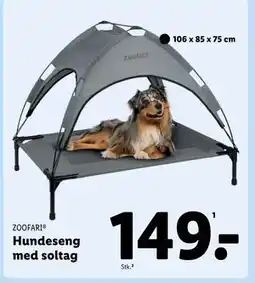 Lidl Hundeseng med soltag tilbud