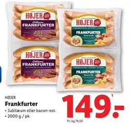 Lidl Frankfurter tilbud