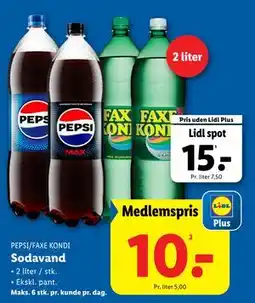 Lidl Sodavand tilbud