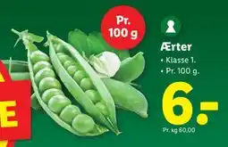 Lidl Ærter tilbud