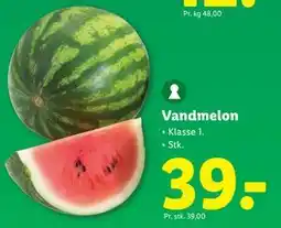 Lidl Vandmelon tilbud