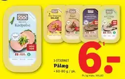 Lidl Pålæg tilbud