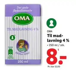 Lidl Til madlavning 4 % tilbud