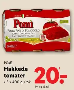 Lidl Hakkede tomater tilbud