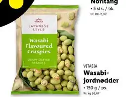 Lidl Wasabijordnødder tilbud
