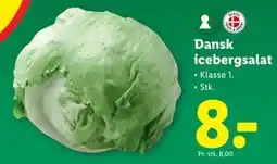Lidl Dansk icebergsalat tilbud