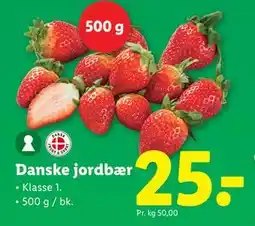 Lidl Danske jordbær tilbud