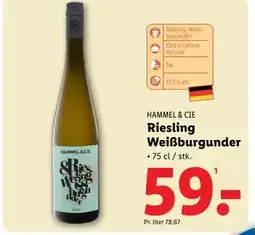 Lidl Riesling Weißburgunder tilbud