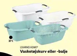 Lidl Vasketøjskurv eller -balje tilbud