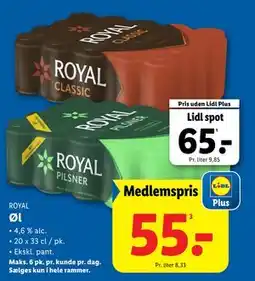 Lidl Øl tilbud