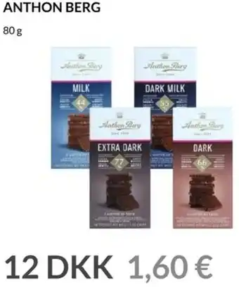 Nielsen's Discount Anthon Berg 80g tilbud