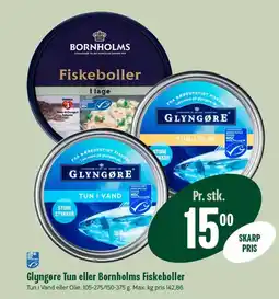 Min Købmand Glyngøre tun eller bornholms fiskeboller tilbud