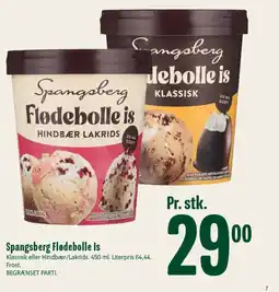 Min Købmand SPANGSBERG Flødebolle is tilbud