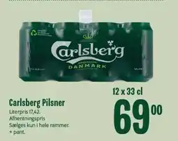 Min Købmand CARLSBERG Pilsner tilbud