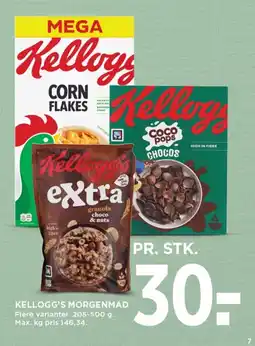 MENY KELLOGG'S Morgenmad tilbud