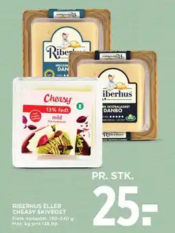 MENY Riberhus eller cheasy skiveost tilbud