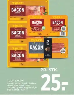 MENY TULIP Bacon tilbud