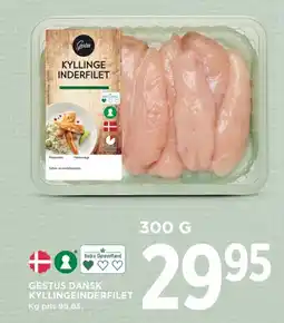 MENY GESTUS Dansk kyllingeinderfilet tilbud