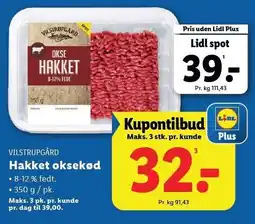 Lidl Hakket oksekød tilbud