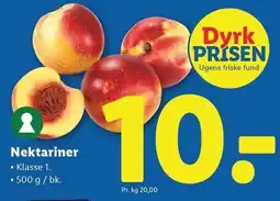 Lidl Nektariner tilbud
