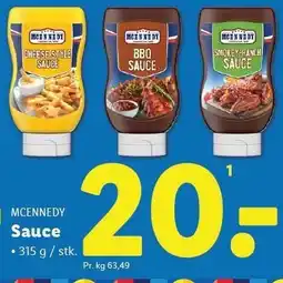 Lidl Sauce tilbud