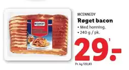 Lidl Røget bacon tilbud