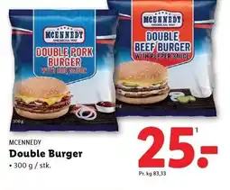Lidl Double Burger tilbud