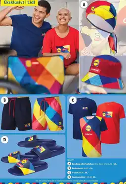 Lidl Bandana eller bøllehat, Badeshorts, T-shirt eller Badesandaler tilbud